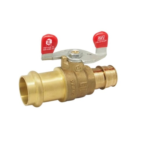 5014AB LF PEX F1960 Transition Ball Valve RED WHITE VALVE CORP