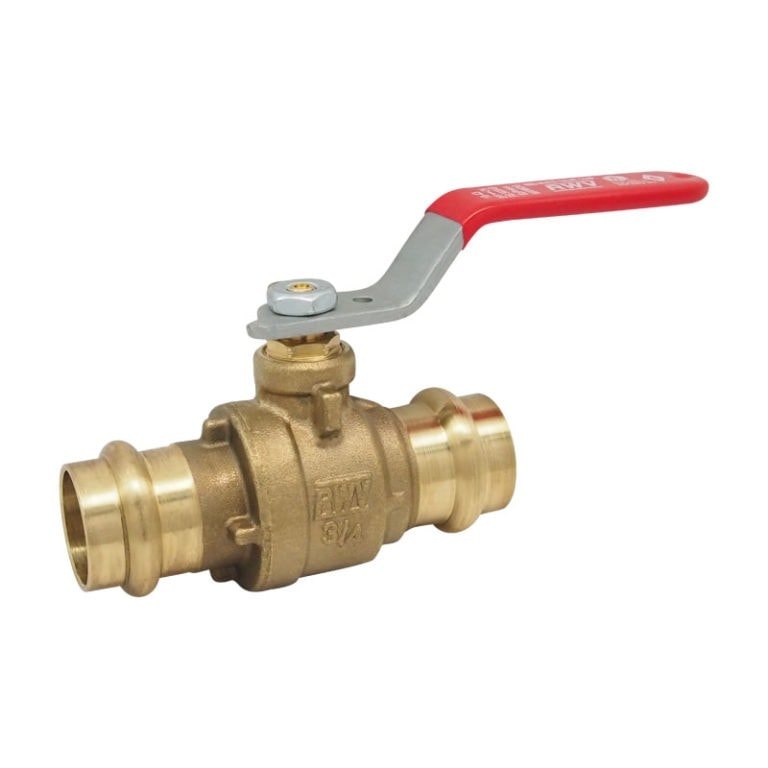 5020AB DZR LF EzPress Full Port Ball Valve RED WHITE VALVE CORP