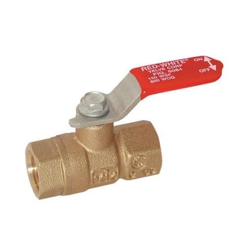 Brass Full Port Mini Ball Valve Red White Valve Corp