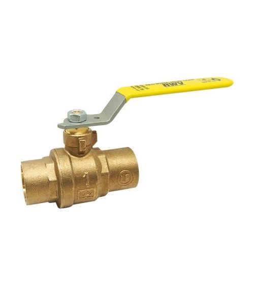 5592AB LF Brass Full Port Ball Valve - Red White Valve Corp.