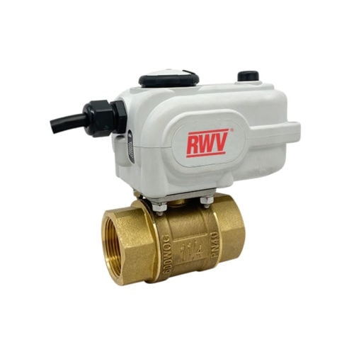 5930 24VAC Actuated Ball Valve - RED-WHITE VALVE CORP.
