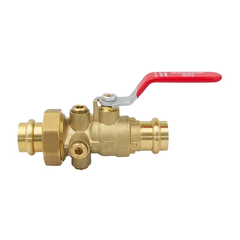 92UBP DZR Brass Union Ball Valve - RED-WHITE VALVE CORP.